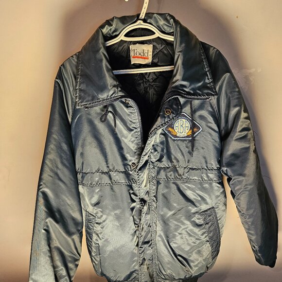 Vintage Todd Quilted Bomber Jacket Men’s Size Large – Insulated Workwear Coat - Picture 1 of 11